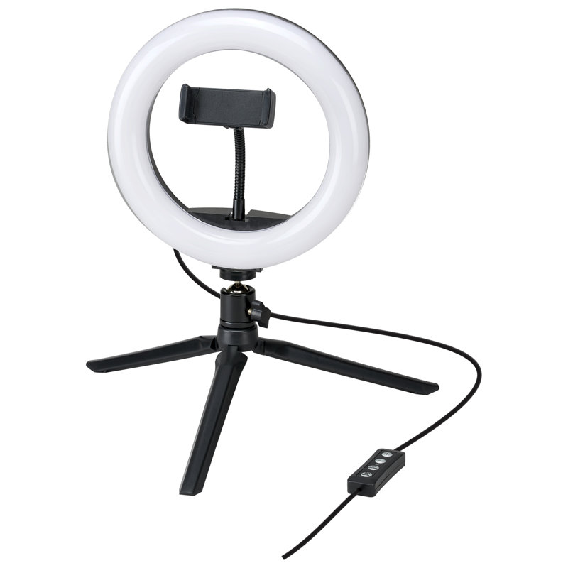 GPX Vlogging Tripod with Light Ring Lighting Kit & Reviews Wayfair